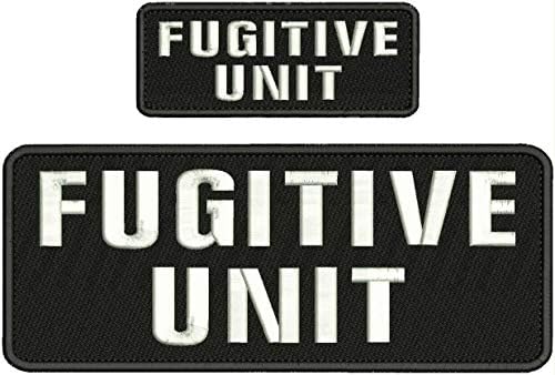Unidade fugitiva EMB Patch 4x10 e 2x5 gancho nas costas preto/branco