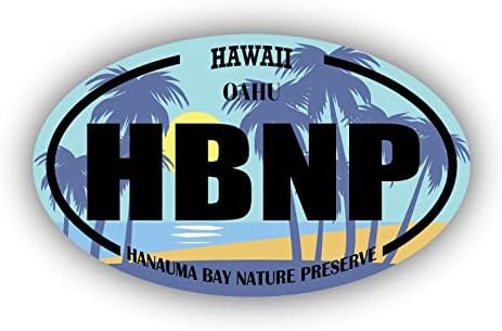 HBNP Hanauma Bay Preserve Nature Preserve Hawaiioahu | Adesivos de referência à praia | Oceano,