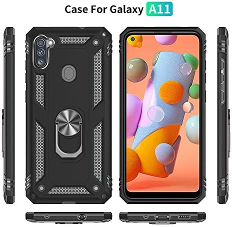 Caixa de telefone Galaxy A11, capa de telefone Samsung A11 com protetor de tela, casos de proteção