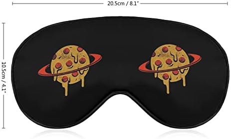 Pizza Planet Máscara macia Tampa de máscara de olho Shading Máscara de sono conforto com cinta ajustável elástica