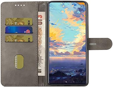 Capa de capa do telefone celular Compatível com a caixa de carteira Ultra Wallet da Samsung Galaxy S23, PU CAEL