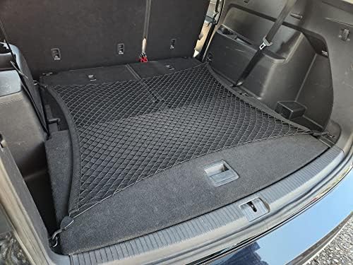 Floor Style Automotive Elastic Trunk Mesh Cargo Net para Volkswagen Atlas 2018-2023 - Organizadores