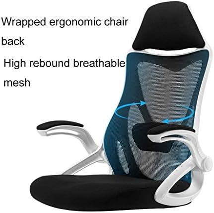 Ygqbgy ergonomic high back mesh office cadeira com apoio de braço ajustável suporte lombar para apoio de cabeça