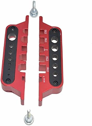 Sharegoo Aluminum Solding Isoled Isulle Station Jig RC Tools para XT60 XT90 Deans Banana Plug Connector, Red