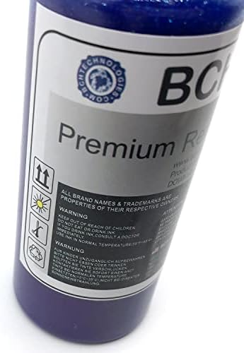 BCH Premium DTF Impressora Ink - 100 ml ciano para jato de tinta direto para impressão de transferência de