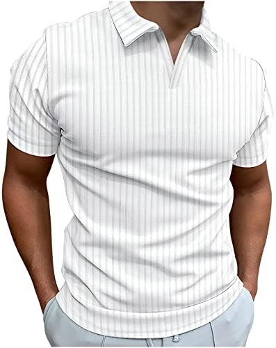 Camisa pólo de manga curta clássica masculina Vesas de golfe casual Summer Slim Fit