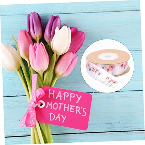 ABAODAM Decorações Padrão Mothers Craft Day Bouquet Letter Embelezamento Largura de aniversário Flores
