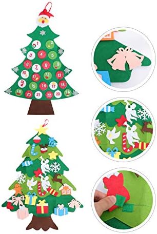 Aboofan 4 pacotes Claus Santa Days Holiday com suprimentos Festivos Presentes artesanais Diy Kit Candy Crianças