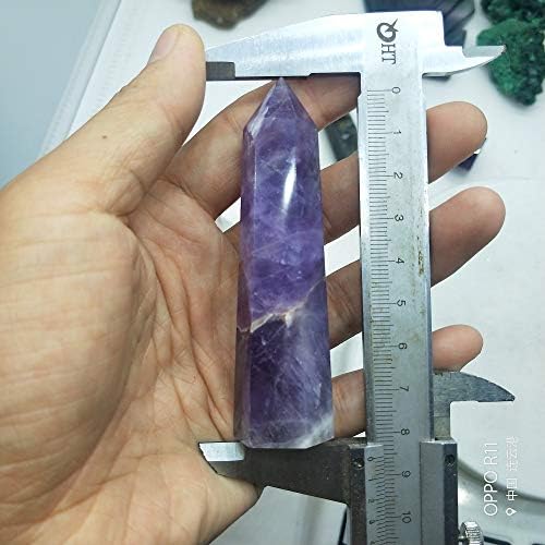 6pc Crystal Point sonhador ametista rosa quartzo moonstone labradorite fluorite obelisk cristal wand cura
