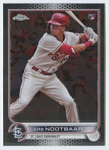 2022 Topps Chrome 19 Lars Nootbaar RC Rookie St. Louis Cardinals MLB Baseball Trading Card