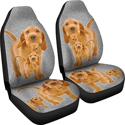 Basset fauve de bretagne cães impressão de carro capas de assento universal tampas de assento de carro