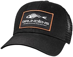 Chapéu de caminhoneiro de Grundens - preto - um tamanho se encaixa em todos