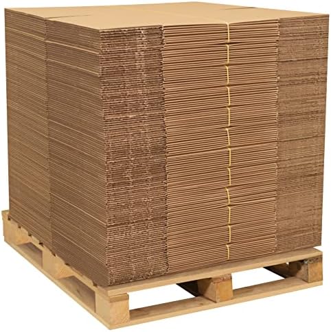 Caixas de transporte Aviditi Large 18 L x 14 W x 6 H, 25-Pack | Caixa de papelão ondulada para embalagem, movimento