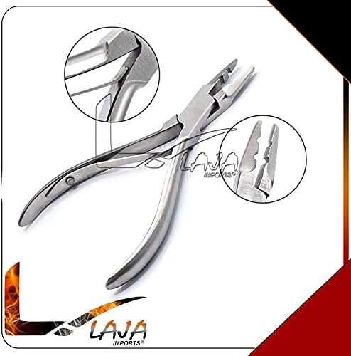 Laja importa novos 2 orifícios para cabelos de aço inoxidável para micro anel/contas Remover, alicates de extensão