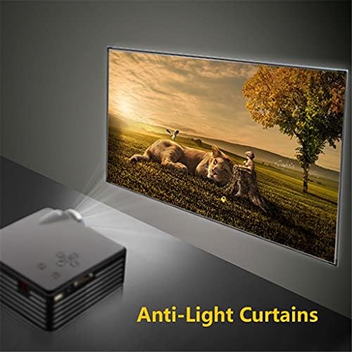 tela de projetor N/A Cortinas simples anti-luzes 16: 9 Home portátil 3D HD Tela de projeção de cortina