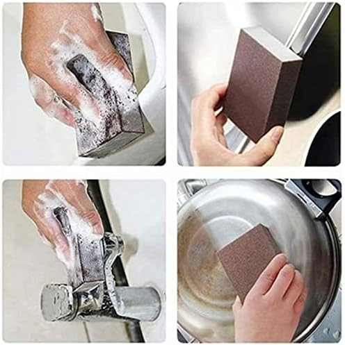 Nano Carborundum esponja 6pcs, cozinha nano Emery Magic Clean Rub Pot, esponjas de limpeza doméstica de esponja