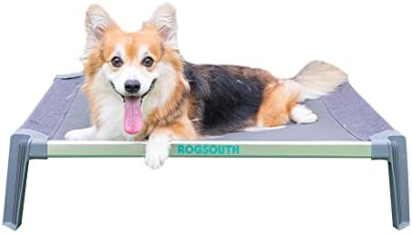 Refriamento de cães elevados, camas de cachorro para cães até 70 libras, cama de cachorro portátil adequada para