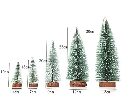 Deflab árvore de Natal de Natal Mini agulhas de cedro Decorações de madeira da família, para crianças decorações