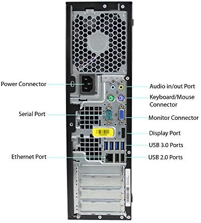 HP Compaq Elite 8300-SFF, Core i5-3470 3,2 GHz, 16 GB de RAM, 480 GB Solid State Drive, DVD, Windows