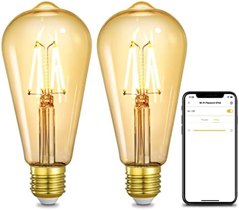 Linkind st64 smart edison lâmpadas 2-pack & linkind mr16 lâmpadas led lâmpadas advertíveis gu5.3