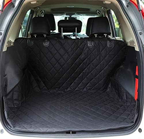 NC Luxury SUV SUV capa de carga e revestimento para cães pretos, à prova d'água acolchoada