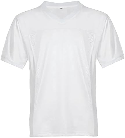 Men Blank Plain Football Jersey Practice uniformes esportivos coletivos Hip Hop Hipster Shirt Shirts S-3xl