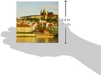 3drose CST_81234_3 Charles Bridge, Praga Castle, República Tcheca-EU06 SWS0019-STUART Westmorland-Ceramic Tile