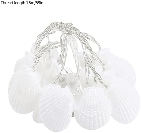 Conch de Natal LED quente Luz branca String de férias quarto decoração de interiores de cor quente Cordão de