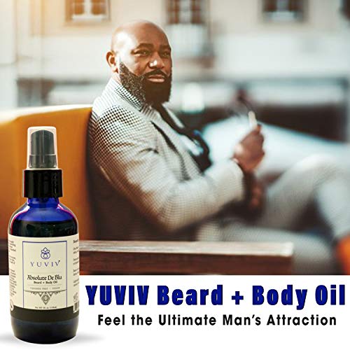 Yuviv absoluto de blu barba + óleo corporal para limpeza premium