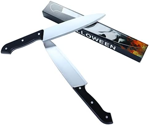Michael Myers Knife 2 Pack Classic Knife para Halloween Horror Movie Cosplay Rubber Horror adereços