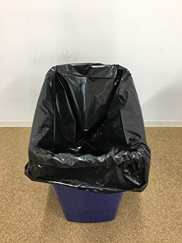Ordi PP-K90-10 Sacos de lixo, preto, 2,2 gal, espessura 0,017 polegadas, além de lixo, para baldes,