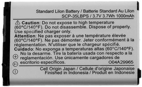 Nova bateria de substituição Beltron SCP-35LBPS para Sanyo Mirro SCP-3810