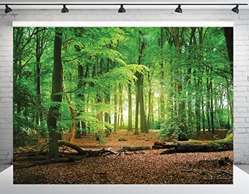 SJOLOON 7X5FT Spring Green Forest Finil Photo Casatórios de Campo Camping Com tema Photography Background Studio