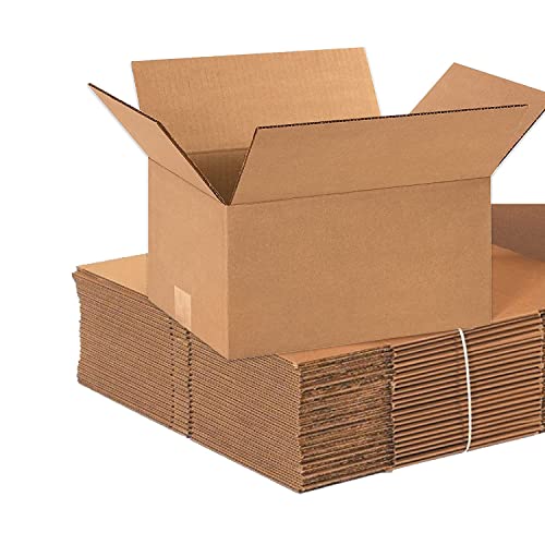 Caixas de envio aviditi pequenas 12 l x 9 w x 6 h, 25-pack | caixa de papelão ondulada para embalagem, movimento