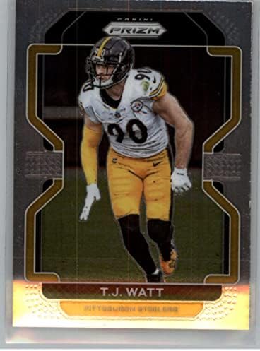 2021 Panini Prizm 255 T.J. Watt Pittsburgh Steelers NFL Football Trading Card
