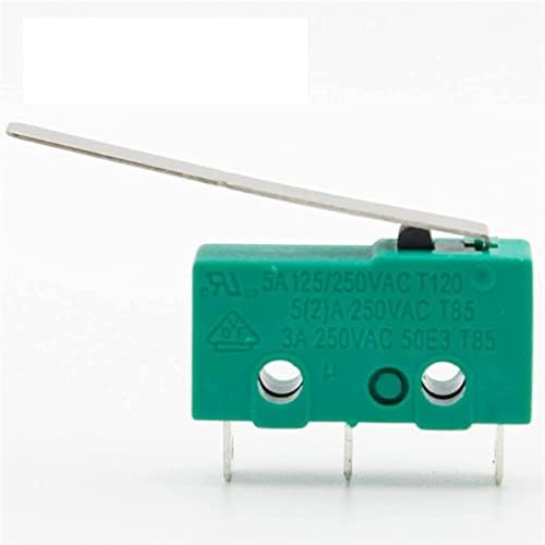 Interruptor limite 10pcs 3 pinos Micro Touch Switches NO+NC 3A/5A 125VAC 250VAC Mini -Switch Micro -Switch