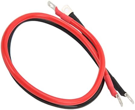 2pcs Battery inversor Cabo vermelho preto 8awg bitola flexível PVC impermeável para carro de energia do inversor