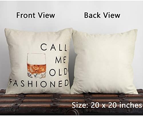 Softxpp me chame de citação engraçada à moda antiga dizendo capa de travesseiro inspirador, capa