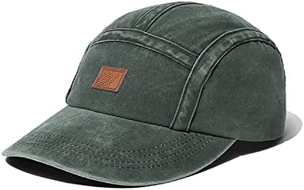 Clakllie lavou o algodão 5 painéis de painel vintage hat chapéu de beisebol chapéu de beisebol