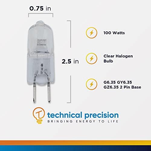 Substituição de lâmpada de halogênio de 100w para Ritter 355-005 por precisão técnica - 12V T4 Cirúrgica,