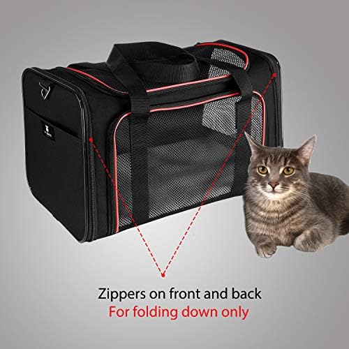 X-Zone Pet Dogs Carrier Cats Portador Airline Airline aprovou portadores de animais de estimação, portador