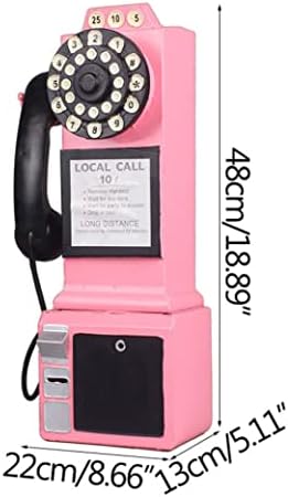 Modelo de telefonia montada na parede, modelo de telefone vintage Retro Montado de parede Decoração de telefone