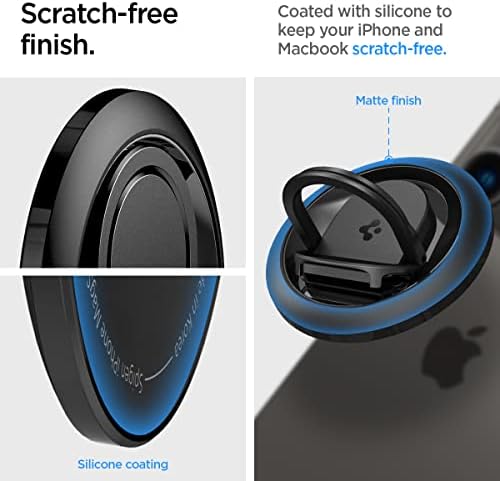 Spigen O -mag Ring iPhone MagSafe Câmera Montagem de webcam para MacBook, Grip Magnetic Phone Suport projetado