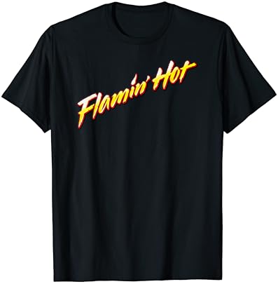 T-shirt de logotipo quente flamin '