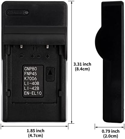 KLIC-7006 Carregador USB para Kodak Easyshare M200, M22, M23, M522, M530, M531, M532, M5350,