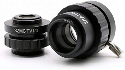 Microscópio Yinggexu 0,5x 0,3x C Adaptador de montagem Reduzir lente Interface CCD Interface Lente