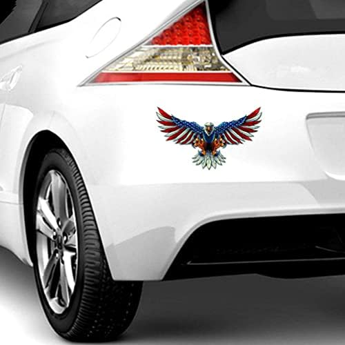 Lioobo American Bald Eagle Adesivo: Adesivo de carro refletivo, adesivos de águia do carro, decalques pintados