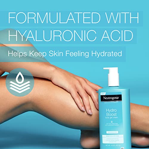 Neutrogena Hydro Boost Fragrance Cream com ácido hialurônico, hidratante não gastador, absorvente rápido e