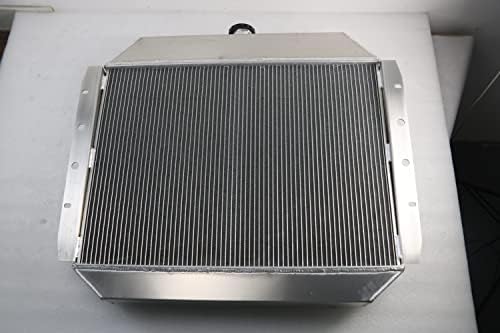Radador de alumínio de resfriamento de 3 linhas para 1966-1979 Ford Bronco F100 F150 F250 F350 F500 2.8L 3.3L