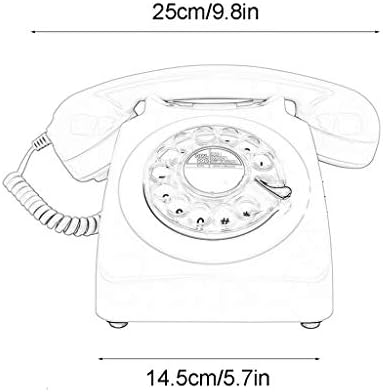 QDID Designer Retro Phone/Dial rotativo Telefone/Retro Style Telefone/Telefone vintage/telefone clássico